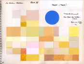 オットー・ネーベル《 ナポリ》 『イタリアのカラー・アトラス（色彩地図帳）』より、1931年、水彩・紙、オットー・ネーベル財団