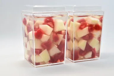 『恋栞』を使った生フルーツゼリー（恋栞＆サンつがる）2