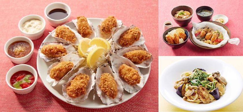 ＜松茸を味わって 牡蠣も楽しんで＞
今年もジョナサンに秋の味覚がやってきた
牡蠣フライをたっぷり10個味わえるパーティプレートも