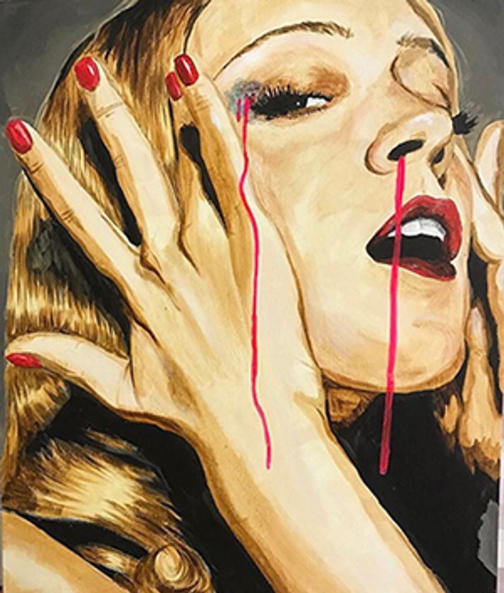 お客様参加型のライブペインティングも開催！
buggy Art Exhibition #buggism@HERBIS