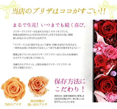 保存方法へのこだわり