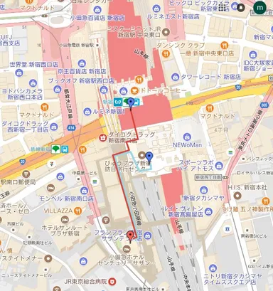 新宿オフィス地図
