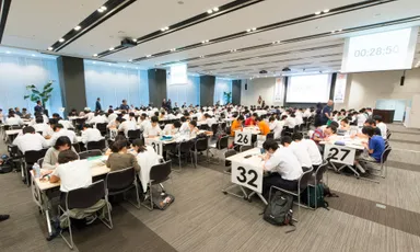 「数学甲子園2016」本選競技中の様子