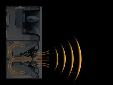 ナチュラルでタイトなローミッドを高出力で再生する2×12インチ ローミッドセクション