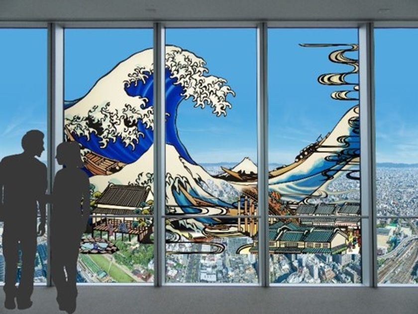 あべのハルカス美術館「大英博物館 国際共同
プロジェクト 北斎 -富士を超えて- 」展連動企画
「天空の影絵～北斎の世界～」を開催
（「ハルカス300」）
