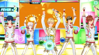 リズムゲーム画面