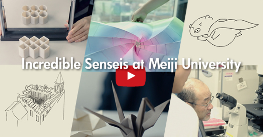 明大が世界に誇る研究を動画で発信！
“Incredible Senseis at Meiji University”を公開