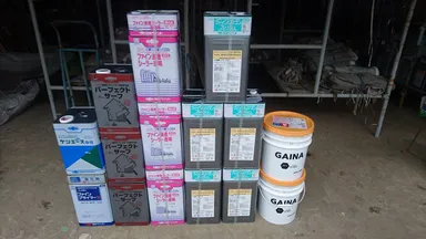 1度に使用する塗料