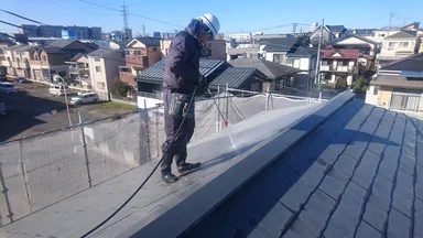 作業1.高圧洗浄