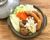『鍋にぴったり！岩下の新生姜入りソーセージ』調理例
