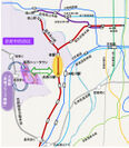 「洛西口～桂 駅間プロジェクト」　と周辺まちづくり　イメージ図