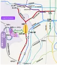 「洛西口～桂 駅間プロジェクト」　と周辺まちづくり　イメージ図
