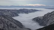 「槍・穂高」西穂高岳から見た滝雲の前兆