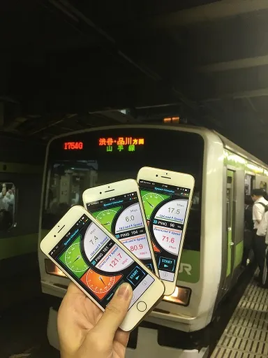 画像1：Speedeaを用いた計測