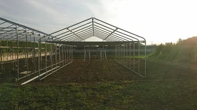 ビニールハウス骨組