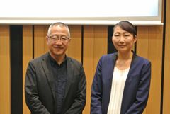 産業能率大学総合研究所田島氏(右)HR総研寺澤(左)