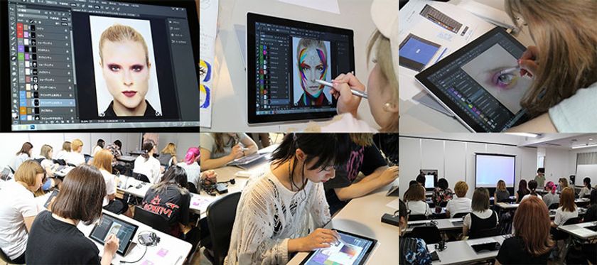 美容分野でパナソニックと共同検証実験を実施
業界初「メイクアップデザインツール」
10/7 開催イベントにて関西初の一般公開