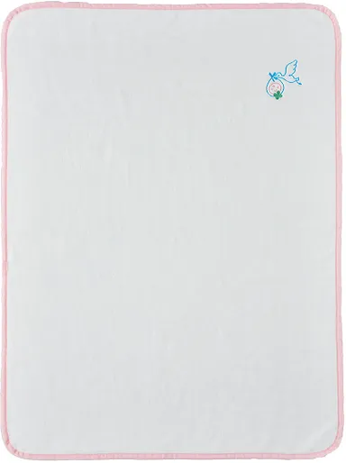 コウノドリ　ベビーシール織毛布(ピンク)