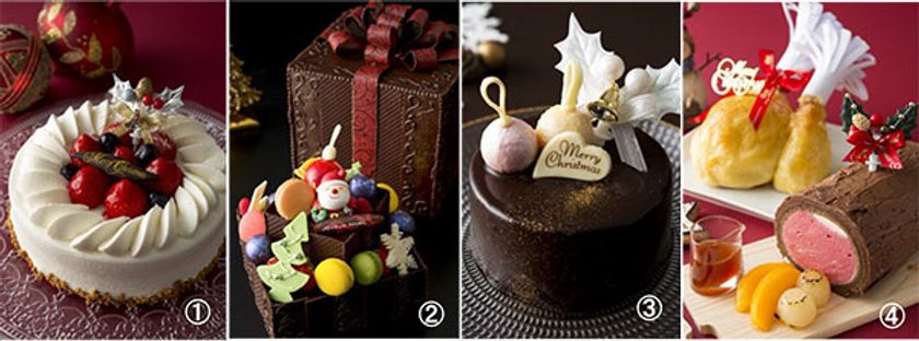 宝石箱のようなケーキから、
料理に見立てたびっくりケーキまで多彩に勢揃い
Christmas Cake 2017
第一ホテル東京　10月2日（月）より予約受付開始