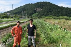 代表石井とテロワール農家の宮崎さん