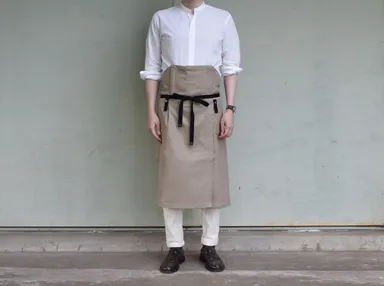 HASHIRA apron ベージュ