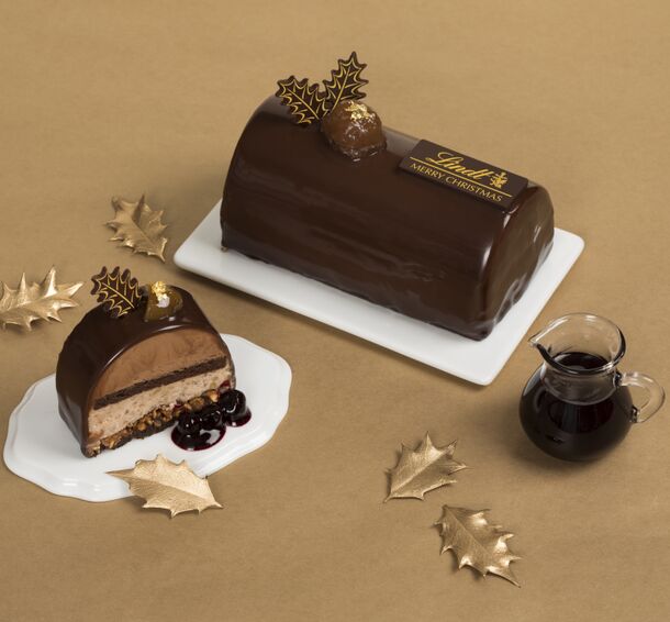 17年 リンツのクリスマスケーキ ショコラ マロン 11月1日に店頭 オンラインショップでホールケーキの予約開始 11月15日に店内でピースケーキ の販売開始 リンツ シュプルングリージャパン株式会社のプレスリリース
