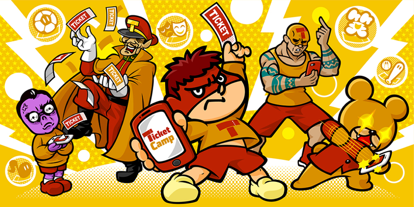 チケットキャンプ、「秘密結社 鷹の爪」との
全12種類の新CMキャンペーンを実施