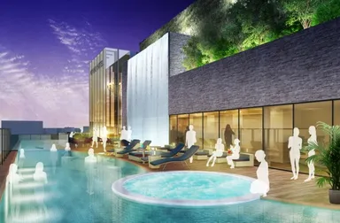 最上階 屋外温泉スパイメージ