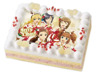 キャラデコプリントケーキ クリスマス アイドルマスター(3)