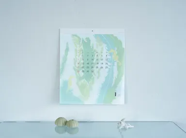 グラシンペーパーカレンダー　1月