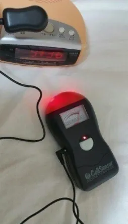 卓上時計から意外にも高い数値