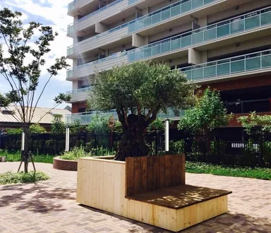 寂しかった場所が生まれ変わりました！