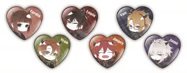 ハート缶バッジ