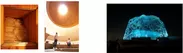 （左）冷風体験　（右）六甲山光のアート「Lightscape in Rokko」