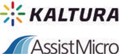 アシストマイクロ株式会社、Kaltura, Inc.のロゴ