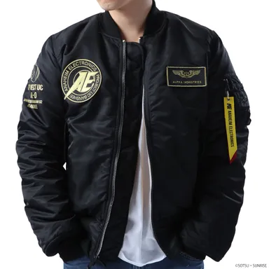 ALPHA　MA-1【バンシィモデル】×STRICT-G(着用イメージ1)