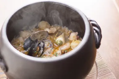 幡多バル名物　アロス幡多海鮮＆宗田節仕立て