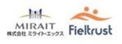 株式会社ミライト・エックス、株式会社フィールトラストのロゴ
