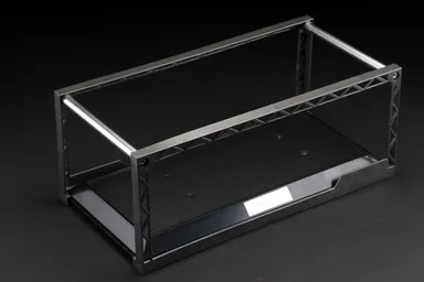 金属製プレート付きディスプレイ台座