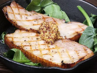 自家製厚切りベーコン