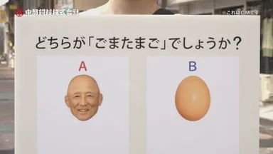 ごまたまごCMクイス問題
