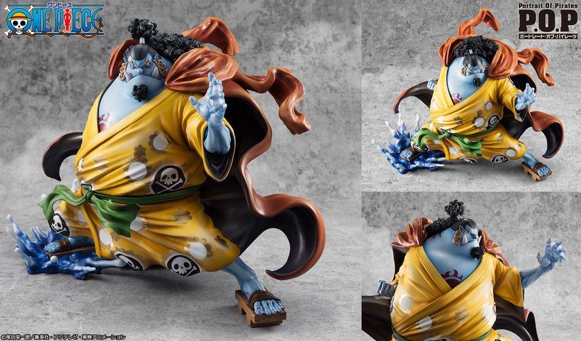 ワンピース「ジンベエ」を“魚人空手の構え姿”で立体化
　鬼気迫る表情／隆起する筋肉まで約24cmでド迫力再現