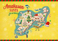 天草・銀天街をサンタになって楽しむキャンペーンを開催！　クリスマスイルミネーションやワークショップなどを実施
