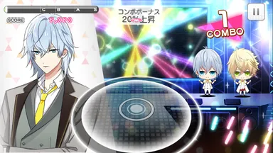 リズムゲーム画面