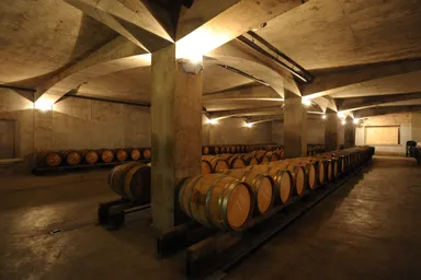 地下セラー(樽貯蔵庫)