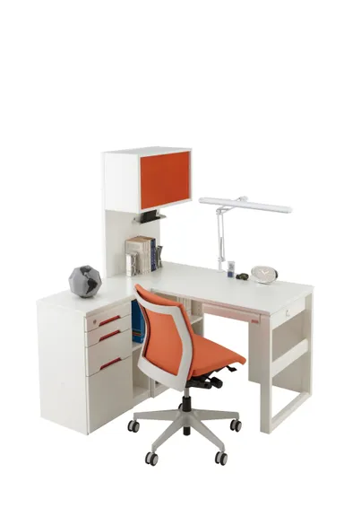 進学デスク「ポラリス」Ｌ型デスクセット