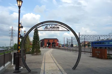 下今市 転車台広場