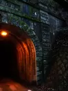 旧三瓶トンネル入口は大正浪漫風レトロ