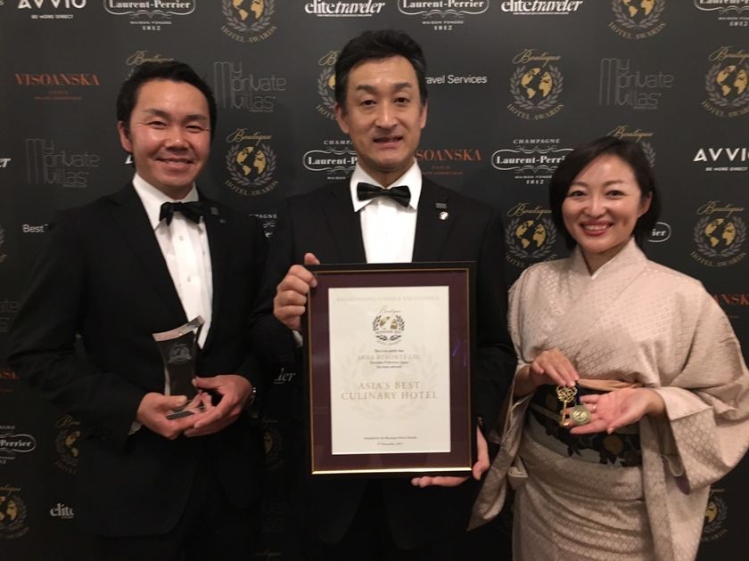 ABBA RESORTS IZU-坐漁荘が
ワールドブティックホテルアワード受賞
11月22日にGINZA SIXにて、
今後の旅館の在り方と、受賞のきっかけとなった
「ティーペアリング」を味わう記念パーティーを開催