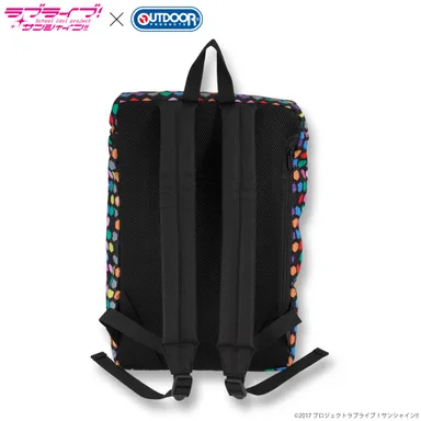 ラブライブ！サンシャイン!!×OUTDOOR PRODUCTS スクエアリュック(背面)